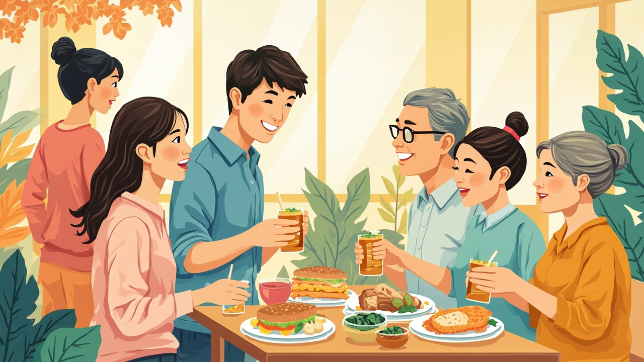 大学食堂丰富的菜品选择