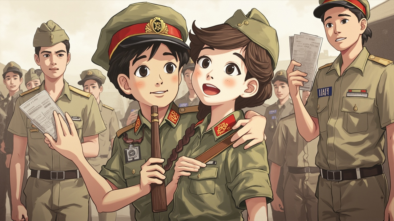 张同学偷偷报名参军